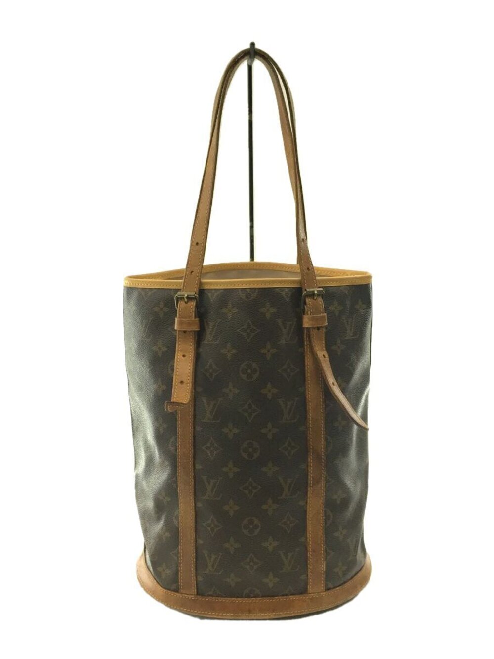 LOUIS VUITTON Bucket Monogram Canvas Brown All over